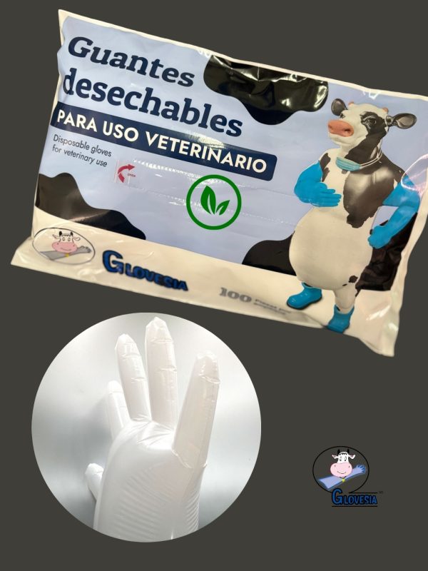 Guantes de palpación veterinarios Glovesia® Oxodegradables – eco-friendly